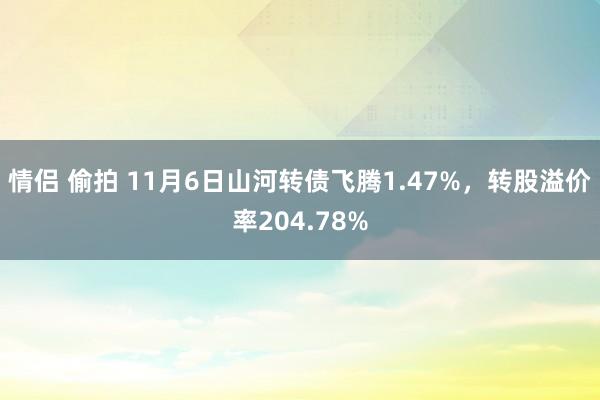 情侣 偷拍 11月6日山河转债飞腾1.47%，转股溢价率204.78%