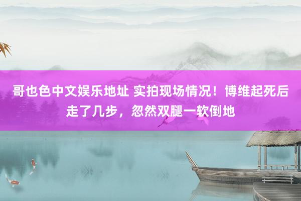 哥也色中文娱乐地址 实拍现场情况！博维起死后走了几步，忽然双腿一软倒地