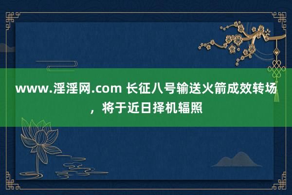 www.淫淫网.com 长征八号输送火箭成效转场，将于近日择机辐照