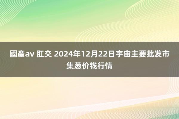 國產av 肛交 2024年12月22日宇宙主要批发市集葱价钱行情