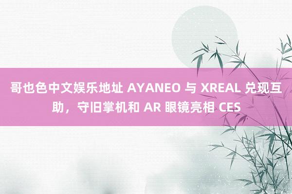 哥也色中文娱乐地址 AYANEO 与 XREAL 兑现互助，守旧掌机和 AR 眼镜亮相 CES